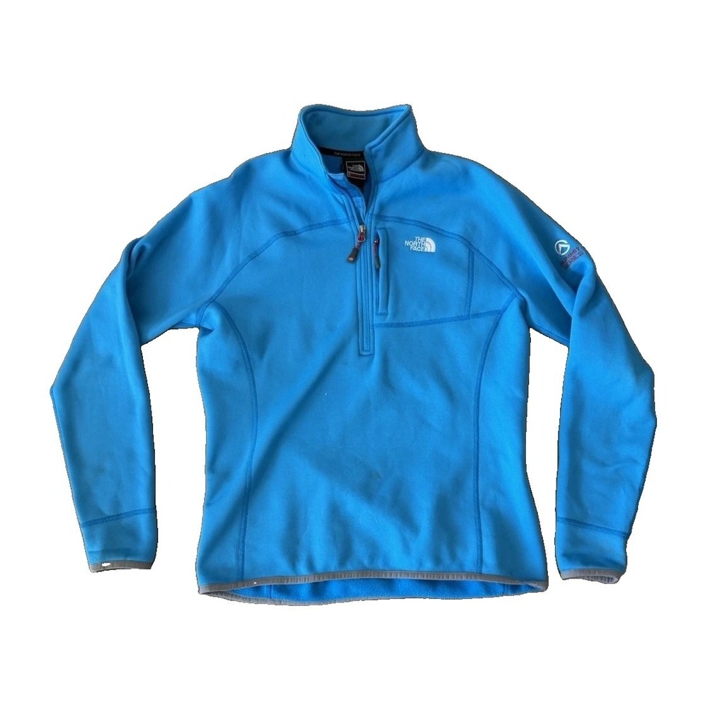The North Face Summit Series Half Zip Fleece Large Blue Hiking Pullover